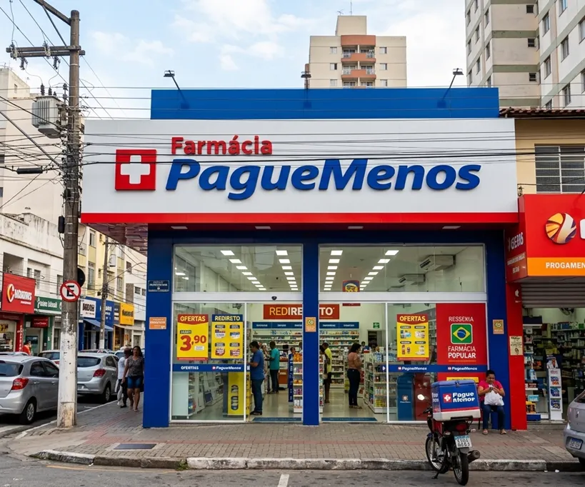 Pague Menos lidera mercado farmacêutico no Nordeste, enquanto redes regionais ampliam presença